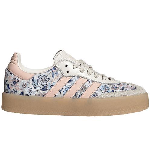 adidas Originals Sko - Sambae J - Owhite/Blupnk/Gum3