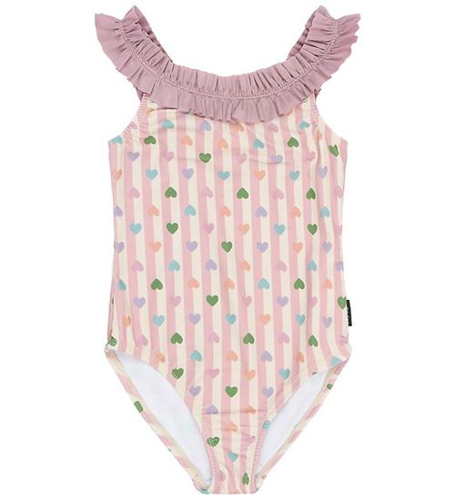 Mikk-Line Badedragt - UV50+ - Heart AOP