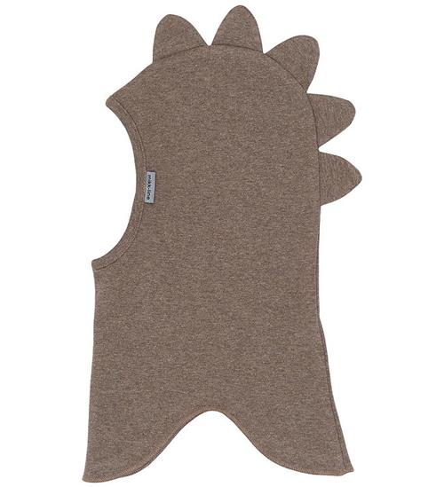 Mikk-Line Elefanthue - 1-lags - Melange Denver m. Dinotakker