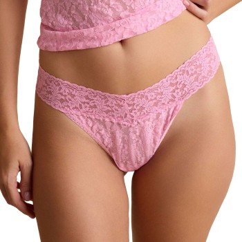 Hanky Panky Trusser Low Rise Thong Frosty Pink nylon One Size Dame