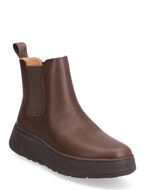 FitFlop | F-Mode Leather Flatform Chelsea Boots | 41