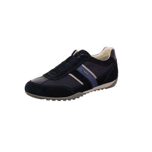 GEOX Sneaker low 'Wells'  navy / safir / sølv / hvid