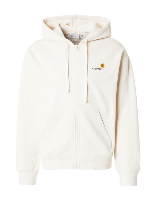 Carhartt WIP Sweatjakke 'American Script'  lysebeige