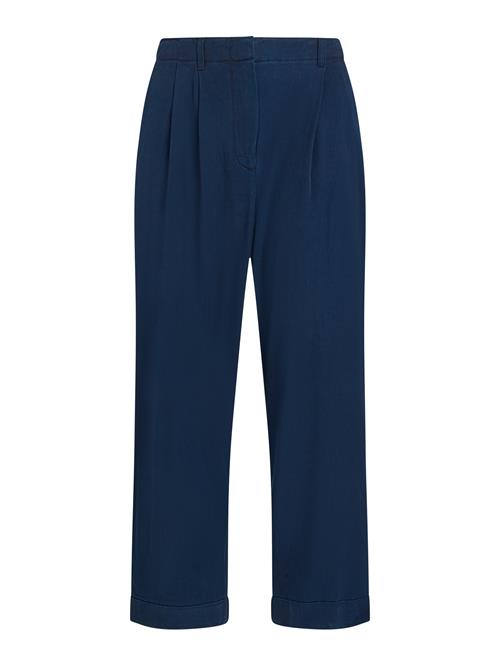 TOMMY HILFIGER Bukser med lægfolder  marin