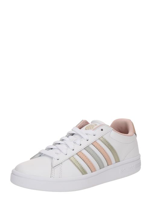 K-SWISS Sneaker low 'Court Tiebreak II'  dueblå / guld / gammelrosa / hvid