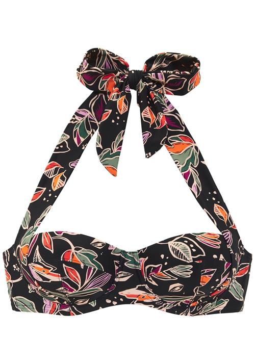 BUFFALO Bikinioverdel  mørkegrøn / orange / sort