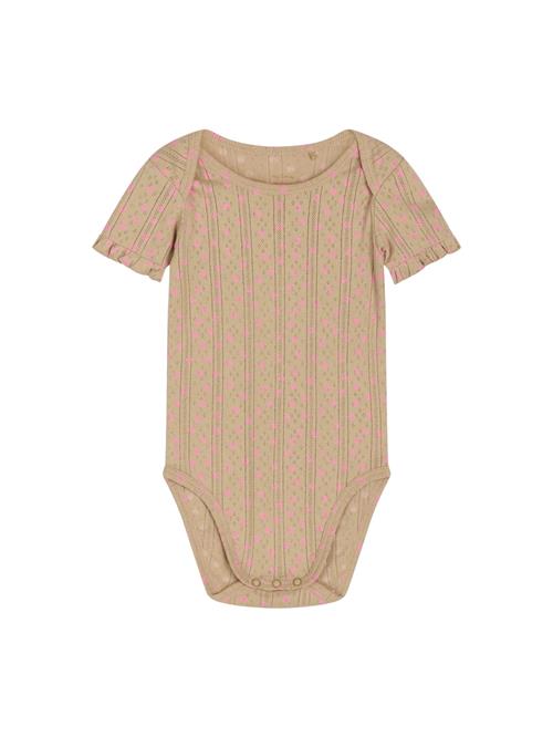 NOA NOA miniature Sparkedragt/Body 'Bonet'  mørkebeige / rosé