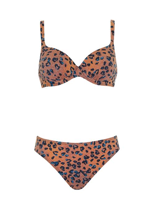 OLYMPIA Bikini  blå / marin / brun / lyserød