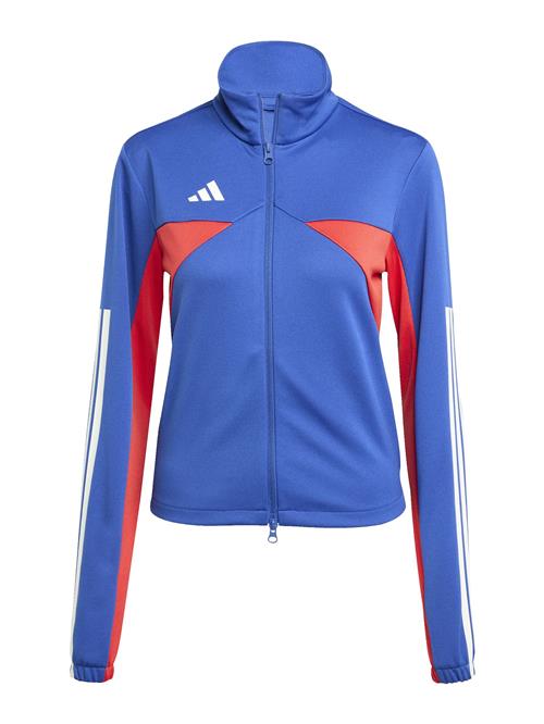 ADIDAS SPORTSWEAR Træningsjakke 'Tiro'  blå / blodrød / hvid