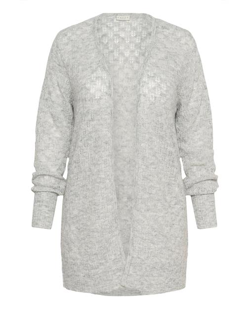 KAFFE CURVE Cardigan 'Loura'  grå-meleret