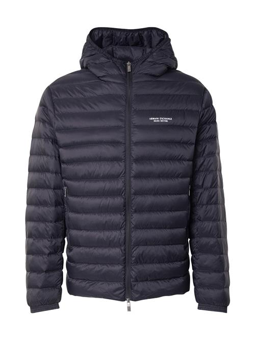 ARMANI EXCHANGE Overgangsjakke 'Down'  sort / hvid
