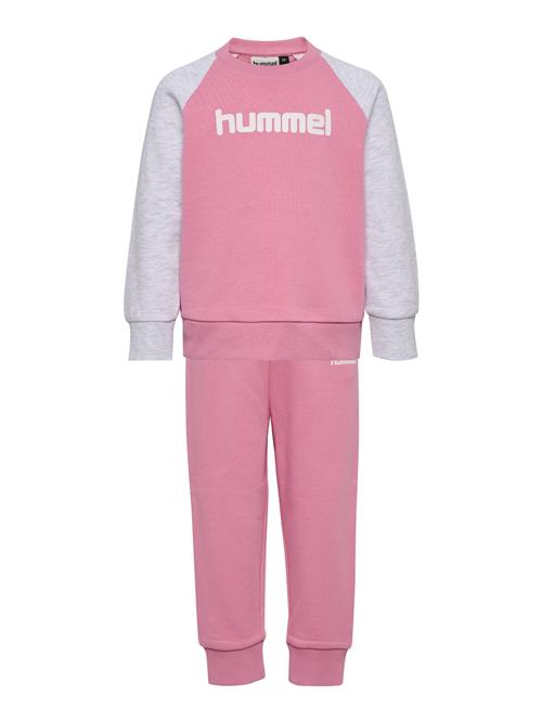 Hummel Træningsdragt  lysegrå / lys pink / hvid