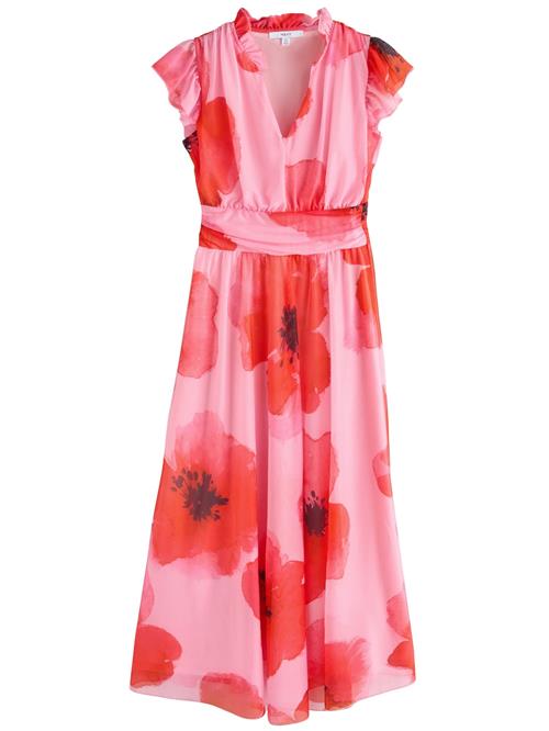 Next Kjole  lyserød / rød / sort