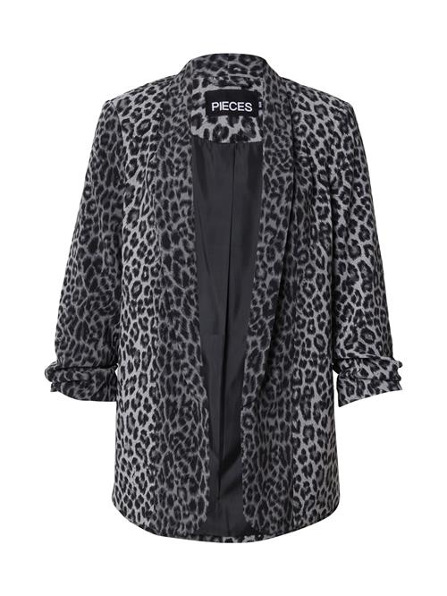 PIECES Blazer 'PCBosella'  mørkegrå / sort