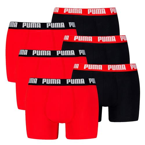 PUMA Boksershorts  rød / sort / hvid