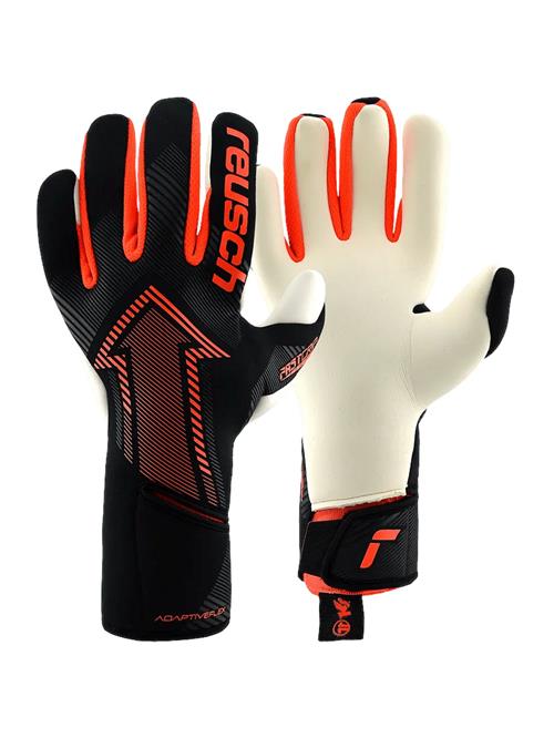 REUSCH Sportshandsker 'Fastgrip Gold'  rød / sort / uldhvid