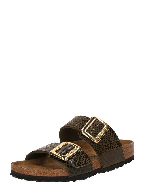 BIRKENSTOCK Pantoletter 'Sydney'  brun / sort