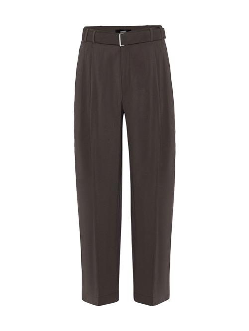 Antioch Bukser med lægfolder  mokka