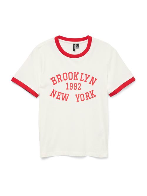 VERO MODA Shirts 'VMALIA'  rød / hvid