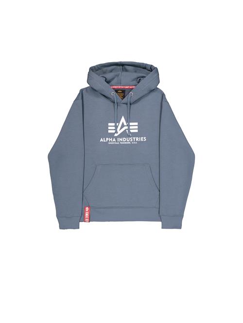 ALPHA INDUSTRIES Sweatshirt  mørkegrå / hvid