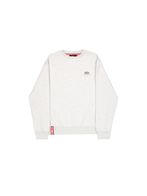 ALPHA INDUSTRIES Sweatshirt  sort / hvid-meleret