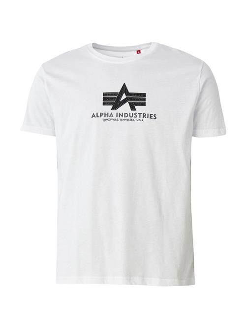 ALPHA INDUSTRIES Bluser & t-shirts  sort / hvid