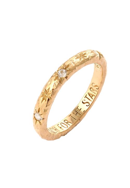 Haze&Glory Ring  guld / transparent