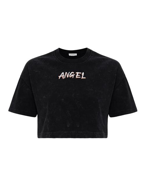 Cortera Shirts 'Kesia'  beige / sort / hvid