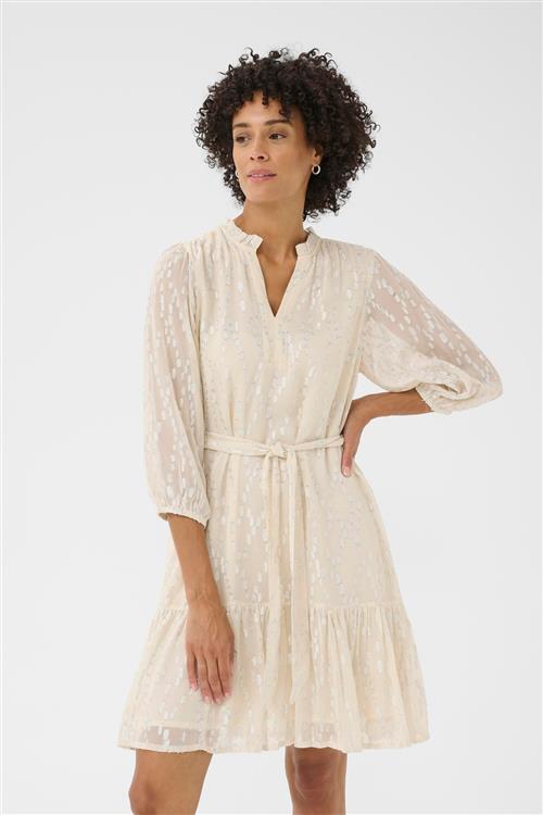 Part Two Kjole 'TANNIEPW'  creme / sølv