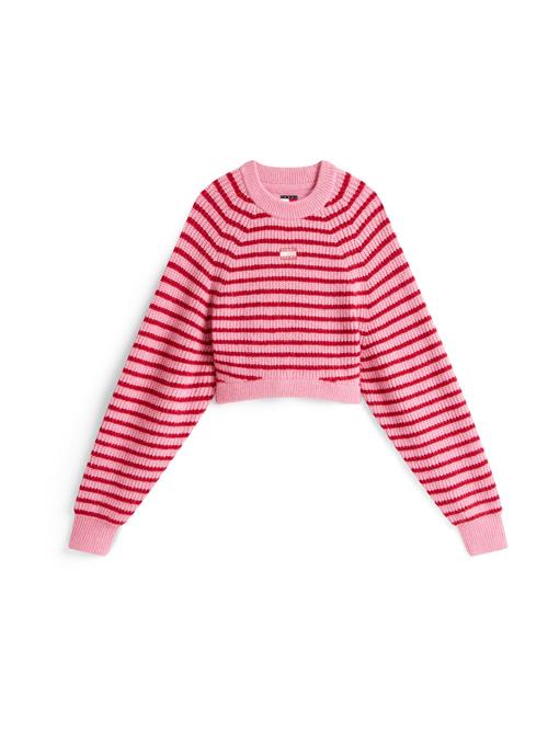 Tommy Jeans Pullover  lys pink / mørkerød