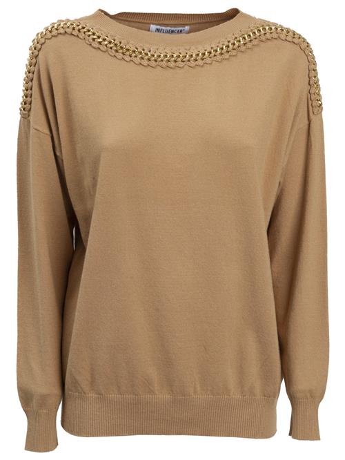 Influencer Pullover  camel