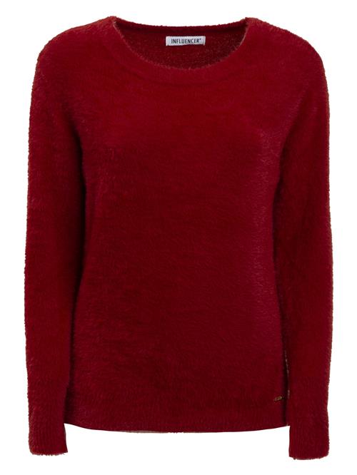 Influencer Pullover  burgunder