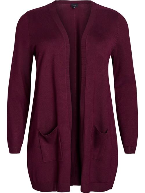 Zizzi Cardigan  vinrød