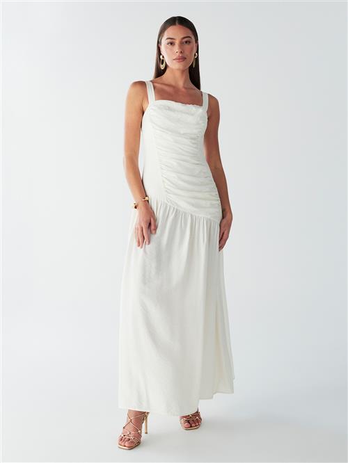 BWLDR Kjole 'JOEL MIDI DRESS'  offwhite