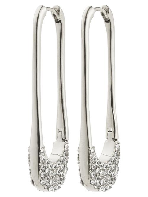 Pilgrim Øreringe ' Instant '  sølv / transparent