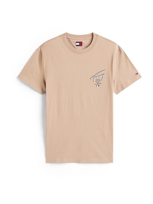 Tommy Jeans Bluser & t-shirts 'CITY'  taupe / sort / hvid
