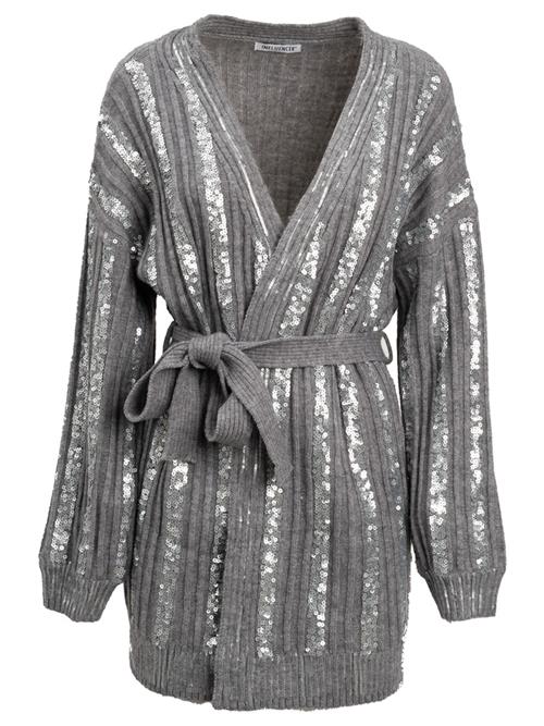 Influencer Cardigan  grå / sølv