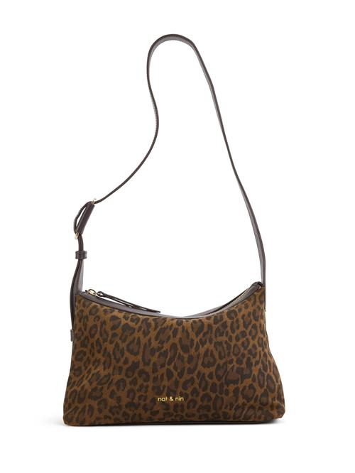 Nat&Nin Skuldertaske ' BOWIE '  brun