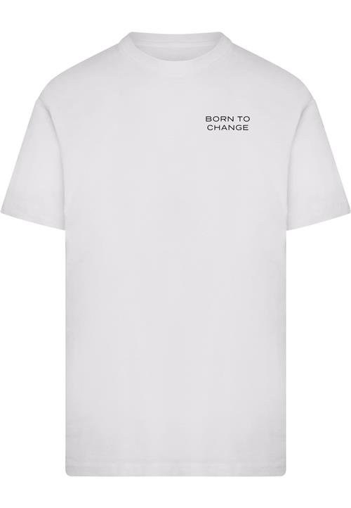 Mister Tee Bluser & t-shirts 'Born To Change'  grå / sort / hvid