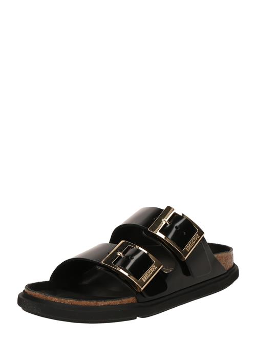 BIRKENSTOCK Pantoletter  guld / sort
