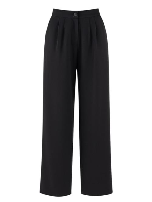 fashionshowcase Bukser med lægfolder 'ALYA'  sort