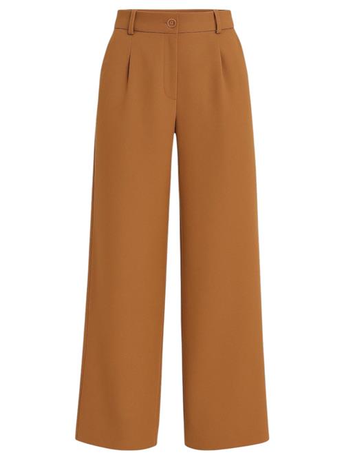 fashionshowcase Bukser med lægfolder 'Seyra'  brun