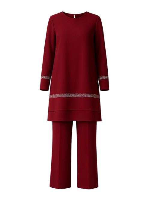 fashionshowcase Buksedragt 'NEVRA'  bordeaux