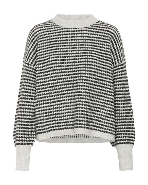 Kaffe Pullover 'KAEllery'  grafit / hvid