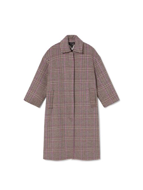 Lola Casademunt Overgangsfrakke  taupe / lilla / sort / hvid