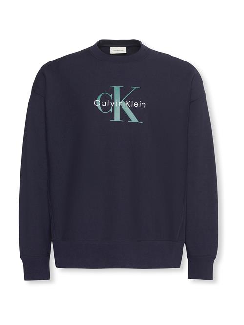 Calvin Klein Jeans Sweatshirt  marin / mint / hvid