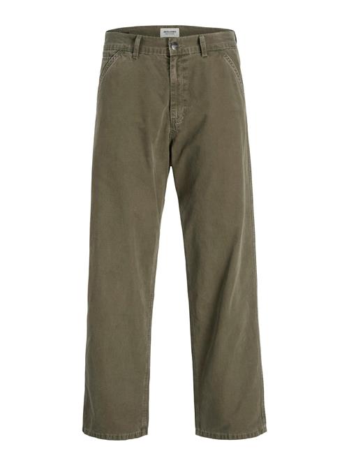 JACK & JONES Bukser 'JPSTAlex Ember'  mudderfarvet
