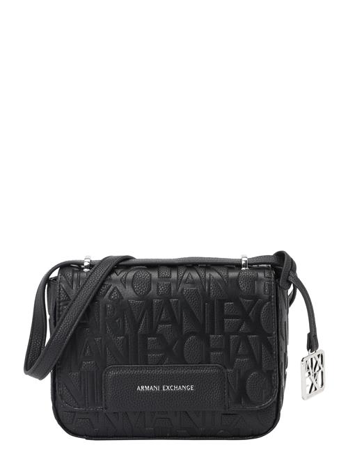 ARMANI EXCHANGE Skuldertaske 'LIZ PEBBLE'  sort