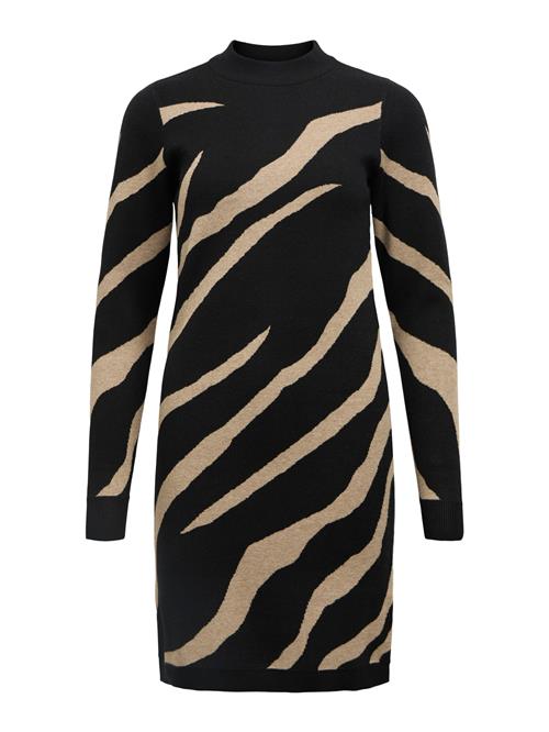 OBJECT Strikkjole 'OBJRAY'  beige / sort