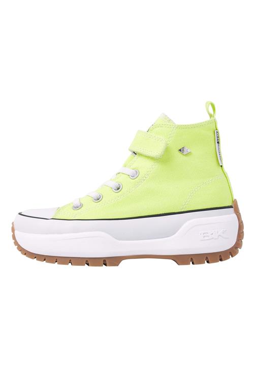 BRITISH KNIGHTS Sneakers ' KAYA MID FLY '  lemon